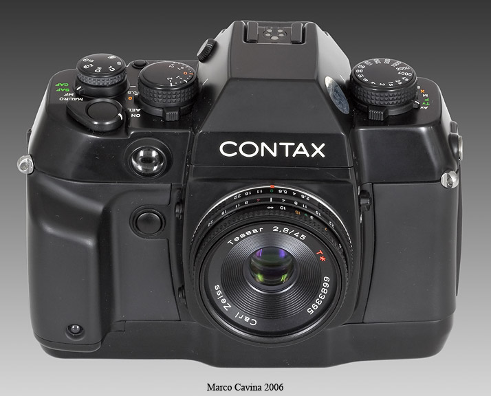 コンタックス CONTAX AX ミラーずれなし、AF・シャッターOK・元箱付き